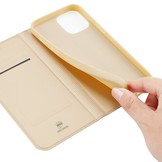 iPhone 13 Mini Slim Bookcase hoes Goud