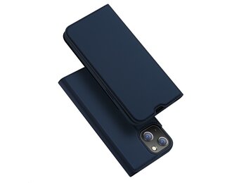 Dux Ducis - Slim bookcase hoes - iPhone 13 - Blauw