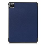 iPad Pro 11 inch 2018, 2020 en 2021 sleepcover hoes 3-vouw Blauw