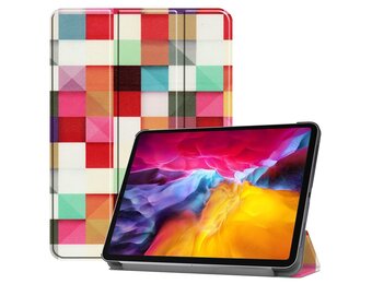 3-Vouw sleepcover hoes - iPad Pro 11 inch (2018/2020/2021) - Blokken