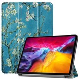 iPad Pro 11 inch 2018, 2020 en 2021 sleepcover hoes 3-vouw Van Gogh Amandelbloesem