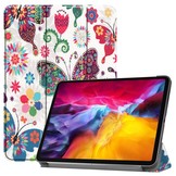 iPad Pro 11 inch 2018, 2020 en 2021 sleepcover hoes 3-vouw Vlinders