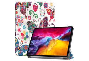 3-Vouw sleepcover hoes - iPad Pro 11 inch (2018/2020/2021) - Vlinders