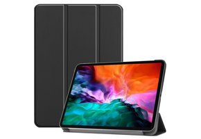 3-Vouw sleepcover hoes - iPad Pro 12.9 inch (2021) - Zwart