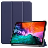 iPad Pro 12.9 inch 2021 sleepcover hoes 3-vouw Blauw