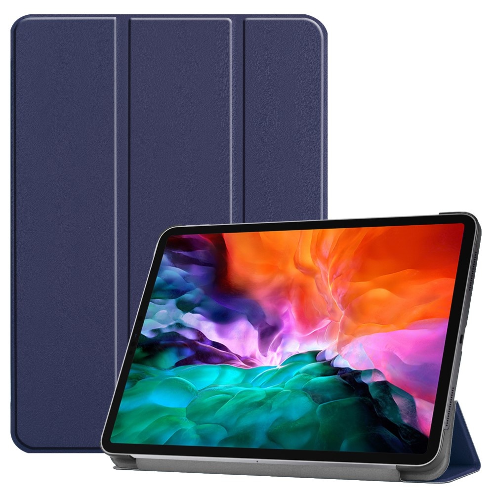 iPad Pro 12.9 inch 2021 sleepcover hoes 3-vouw Blauw