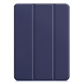 iPad Pro 12.9 inch 2021 sleepcover hoes 3-vouw Blauw