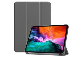 3-Vouw sleepcover hoes - iPad Pro 12.9 inch (2021) - Grijs