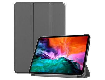 3-Vouw sleepcover hoes - iPad Pro 12.9 inch (2021) - Grijs