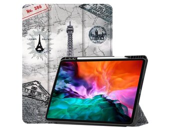 3-Vouw sleepcover hoes - iPad Pro 12.9 inch (2021) - Eiffeltoren