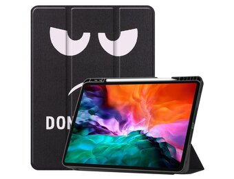 3-Vouw sleepcover hoes - iPad Pro 12.9 inch (2021) - Don't Touch