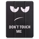 iPad Pro 12.9 inch 2021 sleepcover hoes 3-vouw Don't Touch