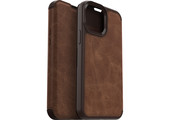 Otterbox - Strada Case wallet hoes - iPhone 13 Pro - Bruin + Lunso Tempered Glass