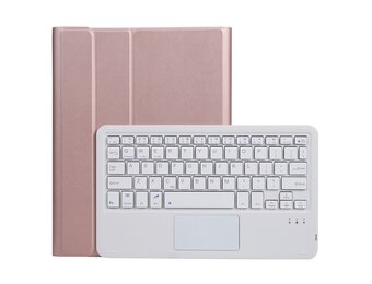 Lunso - iPad Pro 11 Inch (2018/2020/2021) Afneembare Keyboard Hoes - Rose Goud
