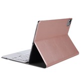 iPad Pro 11 Inch (2018/2020/2021) Afneembare Keyboard Hoes Rose Goud