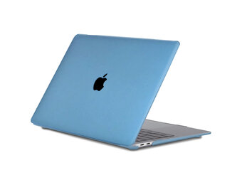 Lunso MacBook Air 13 inch M1 (2020) cover hoes - case - Sand Light Blue