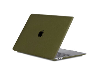 Lunso MacBook Air 13 inch M1 (2020) cover hoes - case - Sand Army Green