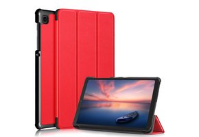 3-Vouw sleepcover hoes - Samsung Galaxy Tab A7 Lite - Rood