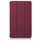 Samsung Galaxy Tab A7 Lite - 3 Vouw sleepcover hoes - Bordeaux Rood