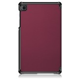 Samsung Galaxy Tab A7 Lite - 3 Vouw sleepcover hoes - Bordeaux Rood