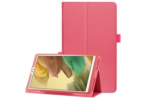 Lunso - Stand flip sleepcover hoes - Samsung Galaxy Tab A7 Lite - Roze