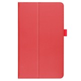 Samsung Galaxy Tab A7 Lite - Stand flip sleepcover hoes -  Rood