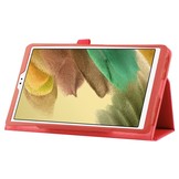 Samsung Galaxy Tab A7 Lite - Stand flip sleepcover hoes -  Rood