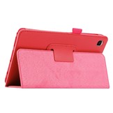 Samsung Galaxy Tab A7 Lite - Stand flip sleepcover hoes -  Rood