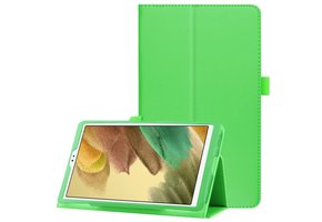 Lunso - Stand flip sleepcover hoes - Samsung Galaxy Tab A7 Lite - Groen