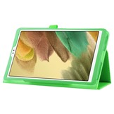Samsung Galaxy Tab A7 Lite - Stand flip sleepcover hoes - Groen