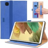 Samsung Galaxy Tab A7 Lite - Luxe stand flip sleepcover hoes - Blauw