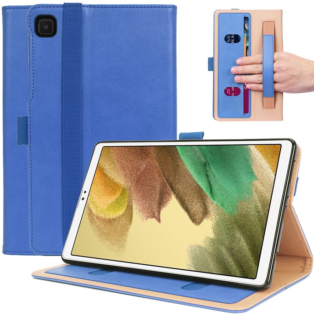 Samsung Galaxy Tab A7 Lite - Luxe stand flip sleepcover hoes -  Blauw