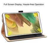 Samsung Galaxy Tab A7 Lite - Luxe stand flip sleepcover hoes - Blauw