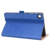Samsung Galaxy Tab A7 Lite - Luxe stand flip sleepcover hoes - Blauw
