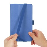 Samsung Galaxy Tab A7 Lite - Luxe stand flip sleepcover hoes - Blauw