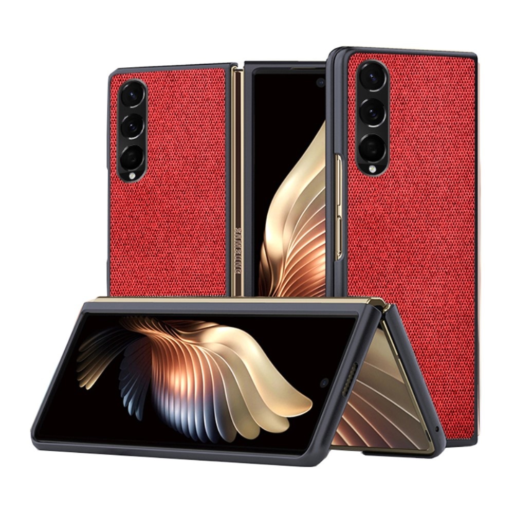 Samsung Galaxy Z Fold3 Canvas cover hoes Rood