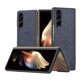 Samsung Galaxy Z Fold3 Canvas cover hoes Blauw