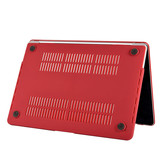 MacBook Pro 13 inch (2020-2022) cover beschermhoes Sand Wine Red