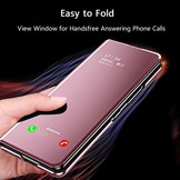 Samsung Galaxy Z Fold3 Window view cover hoes Rose Goud