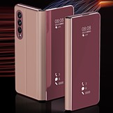 Samsung Galaxy Z Fold3 Window view cover hoes Rose Goud