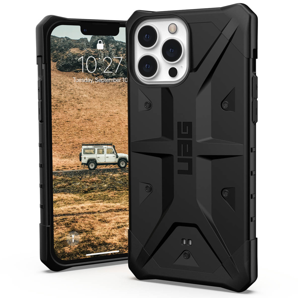 iPhone 13 Pro Max Pathfinder backcover hoes Zwart