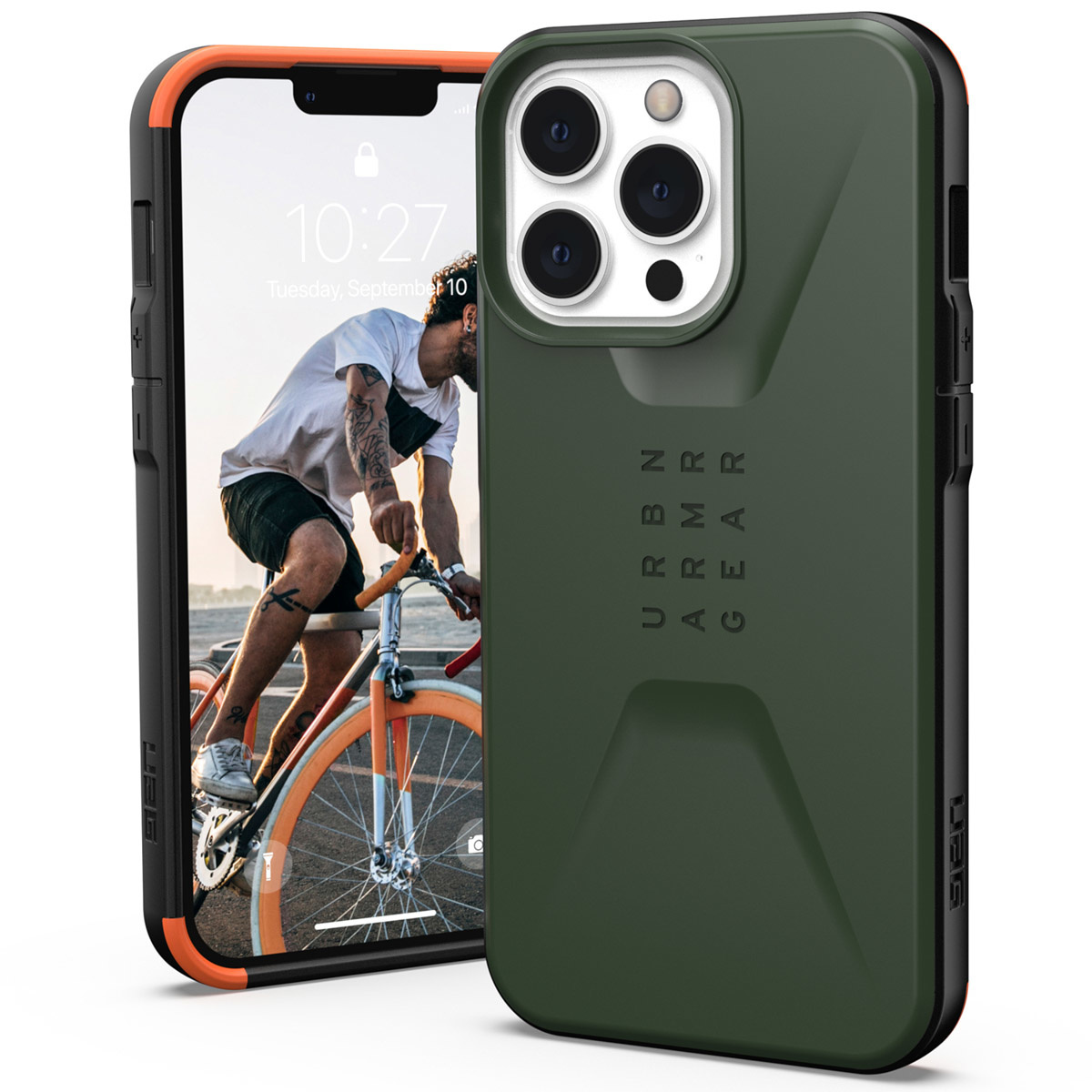 iPhone 13 Pro Civilian backcover hoes Groen