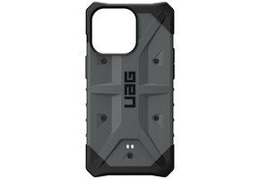 UAG - Pathfinder backcover hoes - iPhone 13 Pro - Zilver + Lunso Tempered Glass
