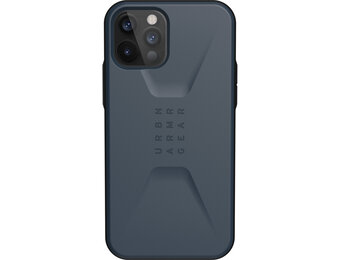 UAG - Civilian backcover hoes - iPhone 13 Pro - Blauw + Lunso Tempered Glass