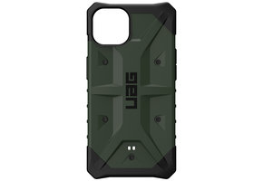 UAG - Pathfinder backcover hoes - iPhone 13 - Groen + Lunso Tempered Glass