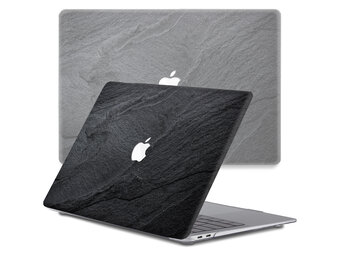 Lunso MacBook Air 13 inch (2010-2017) cover hoes - case - Black Stone