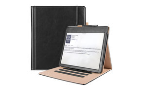 Lunso - Luxe sleepcover stand hoes - Kobo Elipsa (10.3 inch) - Zwart