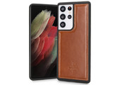 NorthLife - Samsung Galaxy S21 Ultra - Backcover hoesje Echt leer - Cognac