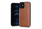NorthLife - iPhone 12 Mini - Leren Backcover hoes - Cognac