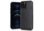 NorthLife - iPhone 12 / iPhone 12 Pro - Leren Backcover hoes - Zwart